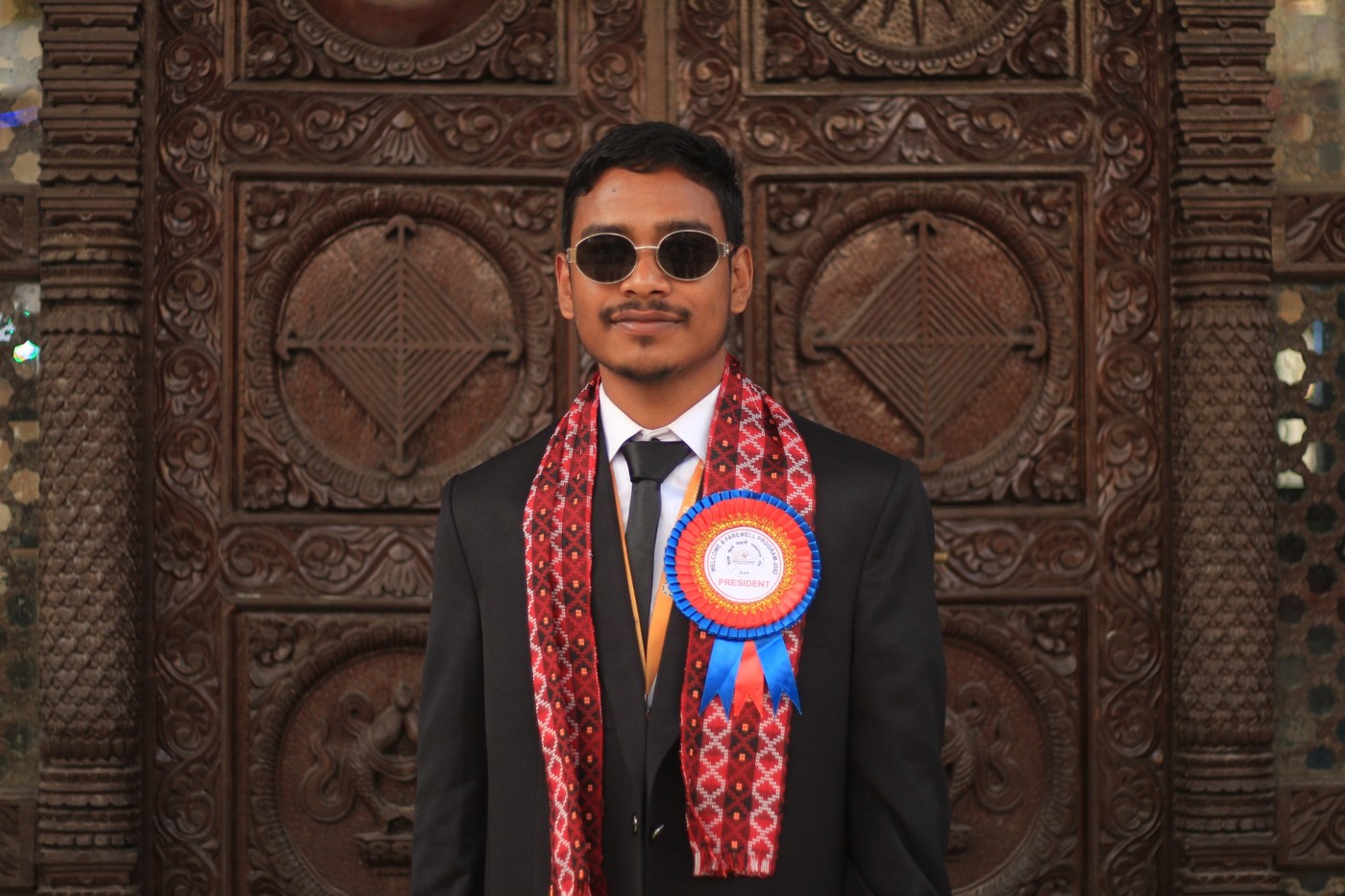Shivam Sah in formal attire